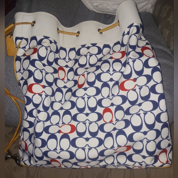 Coach canvas drawstring bag - Picture 1 of 5